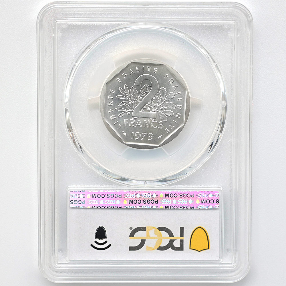 1979 �ե�� ��򼬤����� 2�ե�� �ԥ��ե��� ��� PCGS SP 69 ��ǹ���� ����̤������