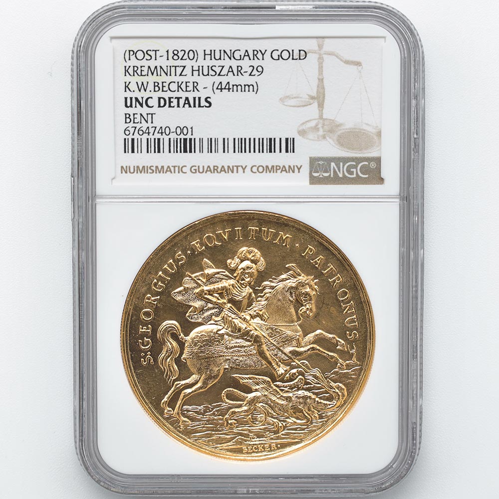 �������� POST-1820 �ϥ󥬥꡼ �����˥å� �������륰��ε�༣ ������� 10�����å� ������ K.W.�٥å����� NGC UNC DETAILS BENT �����ʡڥݥ���ȡ������ݥ������оݳ���