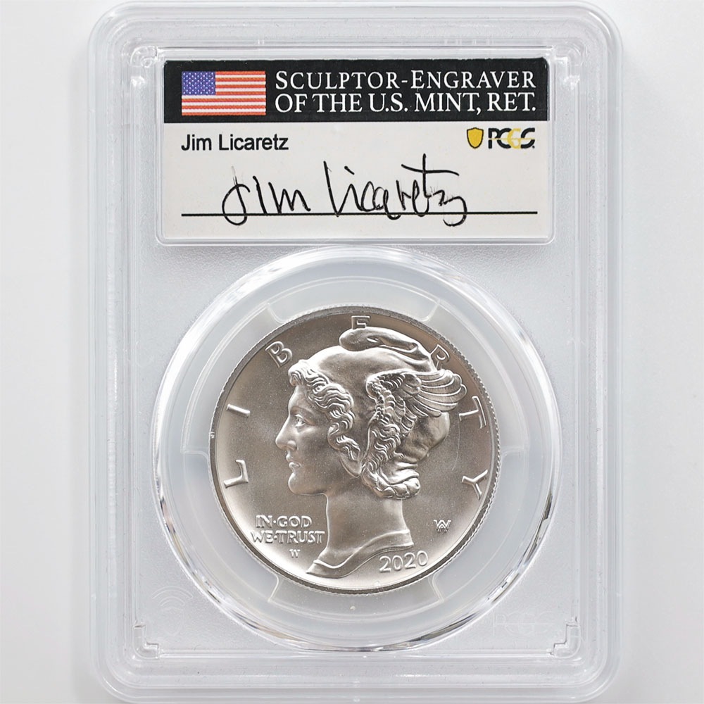 �������� 2020 ����ꥫ �������� 25�ɥ� �ѥ饸����� 1���� ̤���� PCGS SP 70 FDOI ������ �ǹ���� ��ͳ�ν��� ��Хƥ� Jim Licaretz ������ڥݥ���ȡ������ݥ������оݳ���