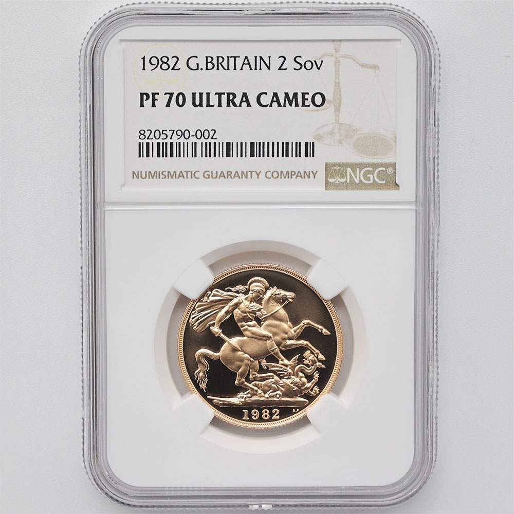 �������� 1982 �ѹ� ���ꥶ�٥�2�� ���֥�� 2�ݥ�ɡ�2���֥��˶�� �ץ롼�� NGC PF 70 UC �ǹ���� ����̤������ �ڥݥ���ȡ������ݥ������оݳ���