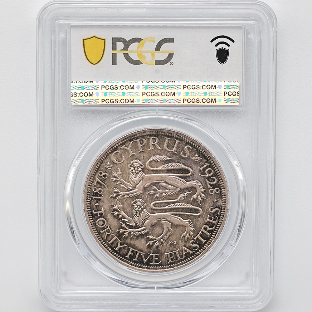 1928 ���ץ��� ���硼��5�� 45�ԥ����ȥ� ��� �ץ롼�� PCGS PR 63 ̤������