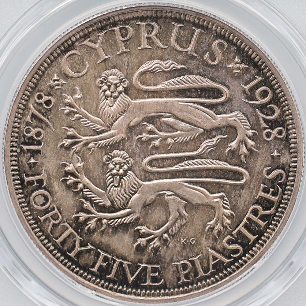 1928 ���ץ��� ���硼��5�� 45�ԥ����ȥ� ��� �ץ롼�� PCGS PR 63 ̤������