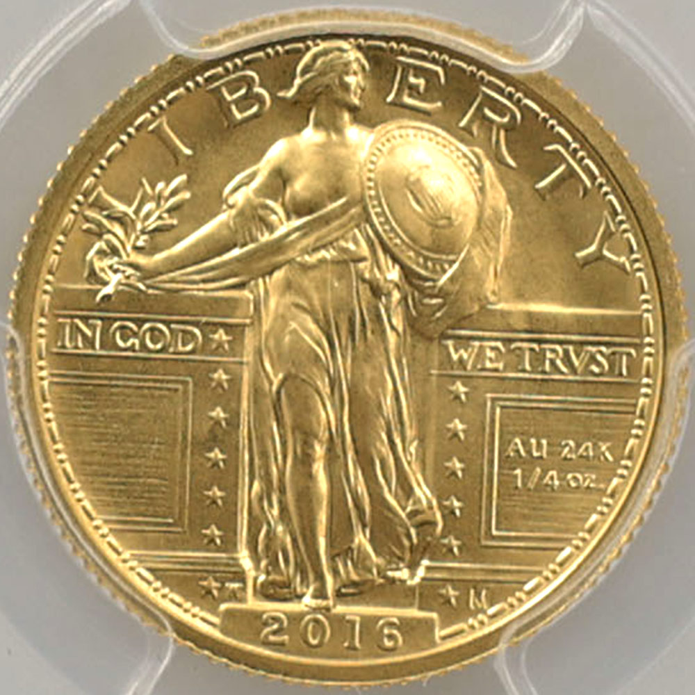 �������� 2016 ����ꥫ ���������󥰥�Хƥ�100��ǯ 25����� ��� 1/4���� PCGS SP 70 FDOI �����ǡʽ�������� �ǹ���� ����̤������ �ڥݥ���ȡ������ݥ������оݳ���