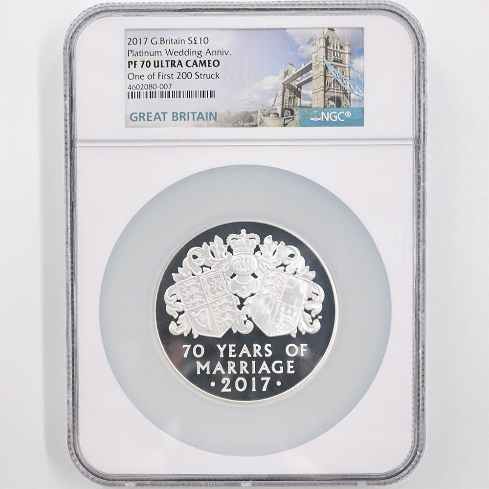 �������� 2017 �ѹ� ���ꥶ�٥�2�� ������70��ǯ��ǰ �ץ���ʺ��� 10�ݥ�� ��� 5���� �ץ롼�� NGC PF 70 UC ONE OF FIRST 200 STRUCK �ǹ���� ����̤�����ʡڥݥ���ȡ������ݥ������оݳ���