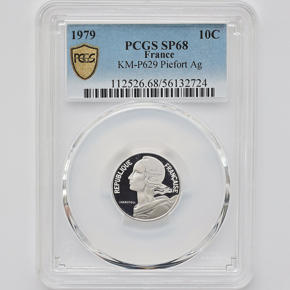 1979 �ե�� �ޥꥢ��� 10��������� �ԥ��ե��� ��� PCGS SP 68 �ǹ���� ����̤������