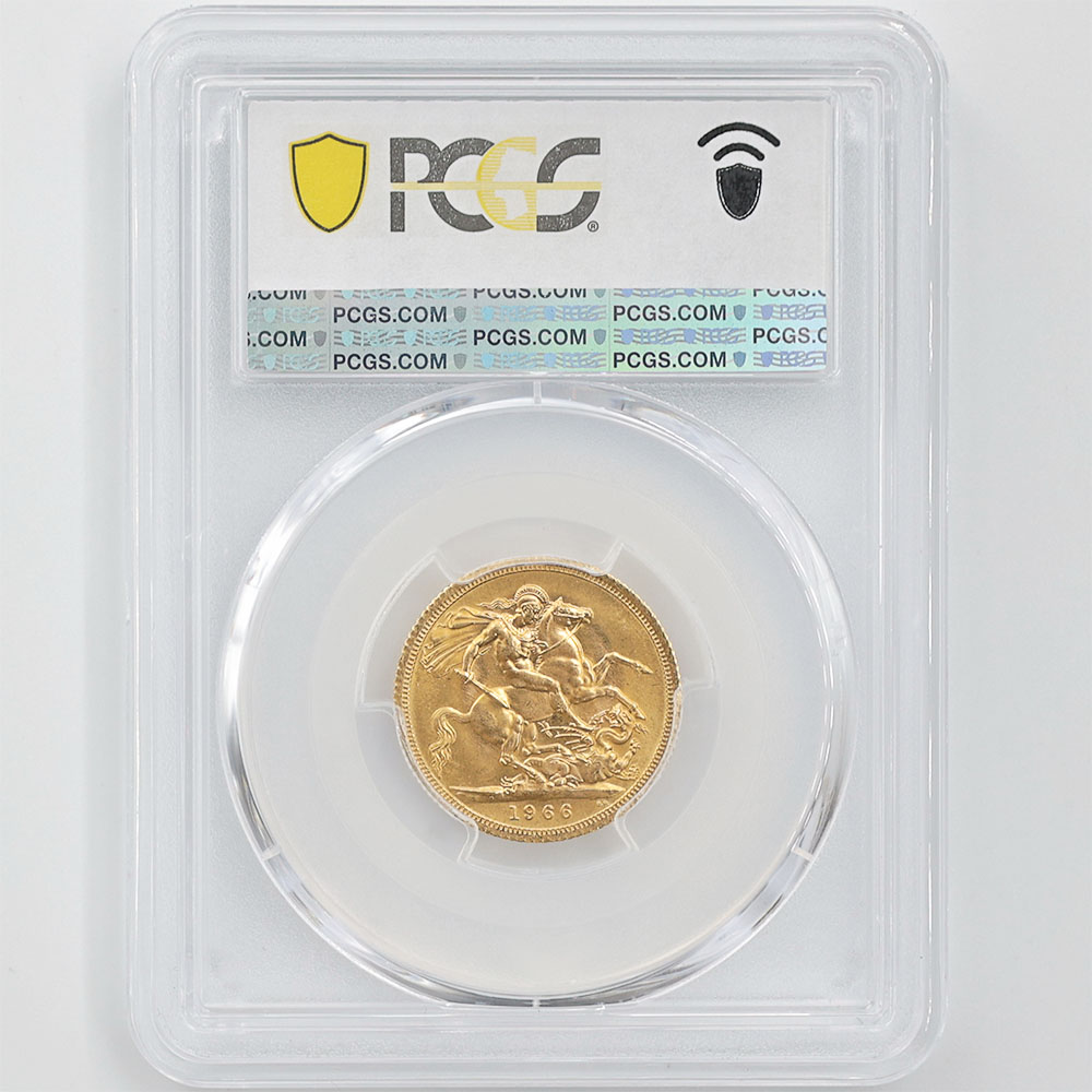 �������� 1966 �ѹ� ���ꥶ�٥�2�� ���֥�� 1�ݥ�� ��� PCGS MS 64 ̤���ѡ�����̤������ �����硼��ε�༣ �ڥݥ���ȡ������ݥ������оݳ���