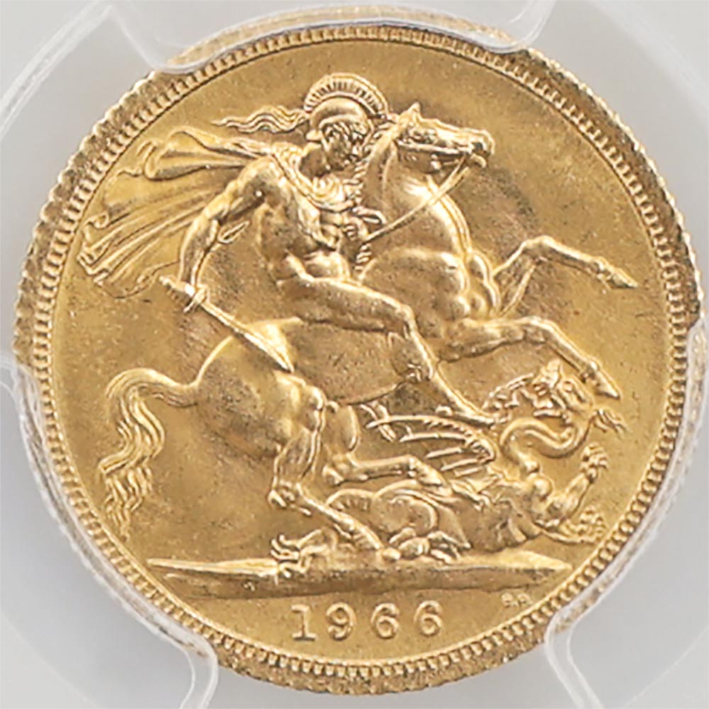 �������� 1966 �ѹ� ���ꥶ�٥�2�� ���֥�� 1�ݥ�� ��� PCGS MS 64 ̤���ѡ�����̤������ �����硼��ε�༣ �ڥݥ���ȡ������ݥ������оݳ���