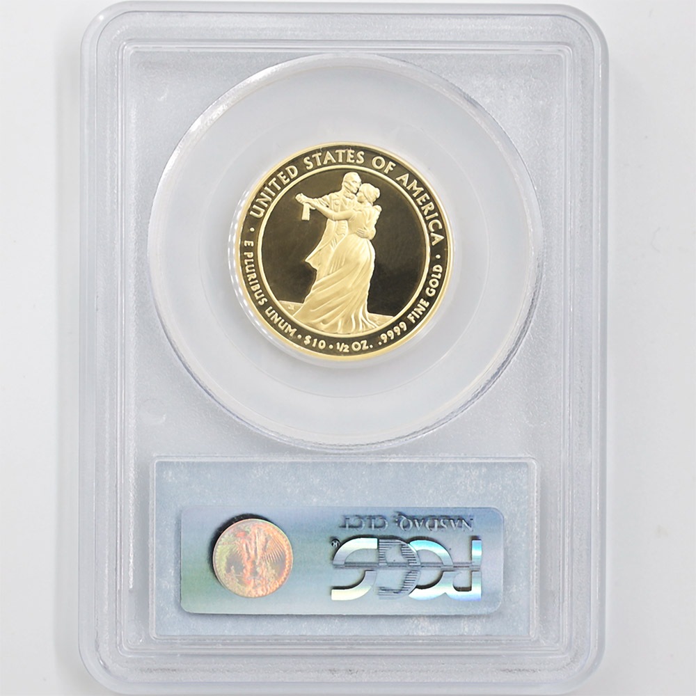 �������� 2009 ����ꥫ �ե������ȥ�ǥ����꡼�� ����ꥢ�������顼 10�ɥ� ��� 1/2���� �ץ롼�� PCGS PR 70 DCAM �ǹ���� ����̤������ �ڥݥ���ȡ������ݥ������оݳ���