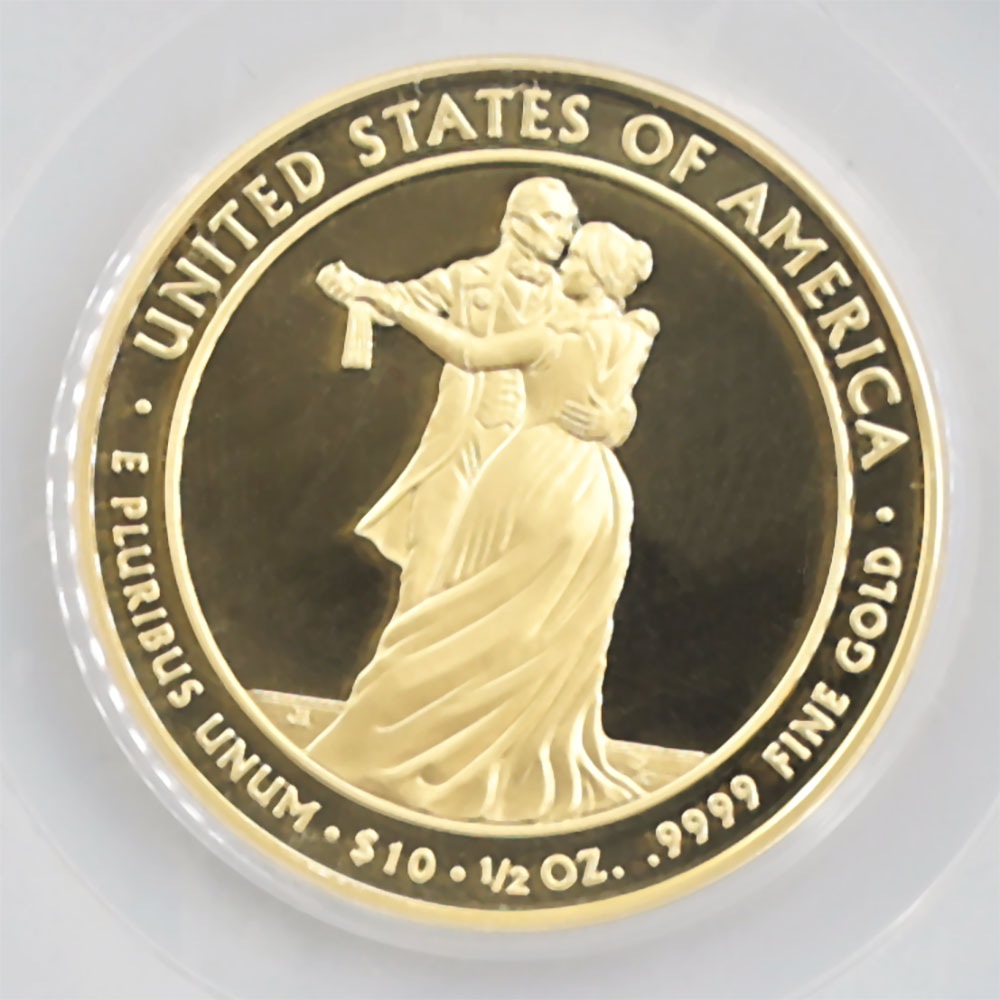 �������� 2009 ����ꥫ �ե������ȥ�ǥ����꡼�� ����ꥢ�������顼 10�ɥ� ��� 1/2���� �ץ롼�� PCGS PR 70 DCAM �ǹ���� ����̤������ �ڥݥ���ȡ������ݥ������оݳ���