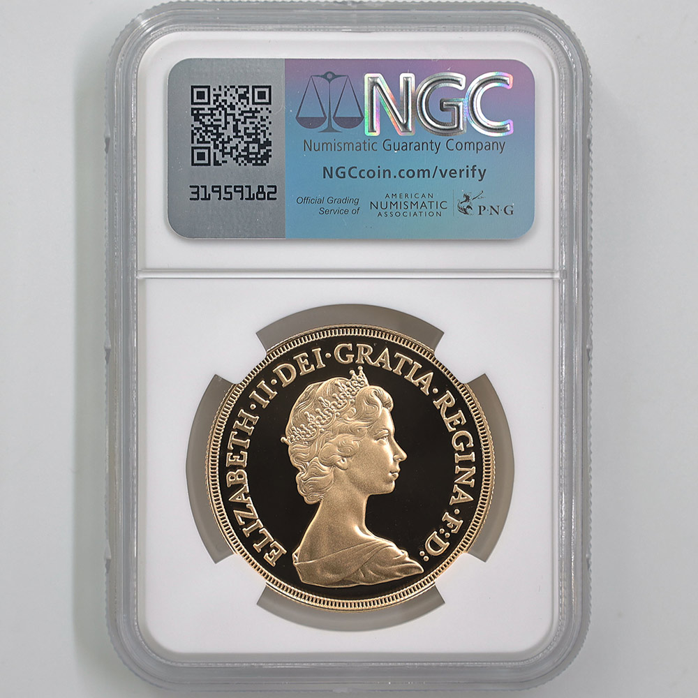 1982 �ѹ� ���ꥶ�٥�2�� ���֥�� 5�ݥ�ɡ�5���֥��� ��� �ץ롼�� NGC PF 70 UC �ǹ���� ����̤������ �����硼��ε�༣ �����ꥹ ���