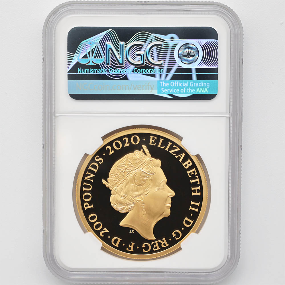 �������� 2020 �ѹ� ���ꥶ�٥�2�� ���硼��3���׸�200��ǯ��ǰ 200�ݥ�� ��� 2���� �ץ롼�� NGC PF 70 UC FDOI ������ �ʽ�������˺ǹ���� ����̤������  ��Ȣ�� �����ꥹ ��ߡڥݥ���ȡ������ݥ������оݳ���