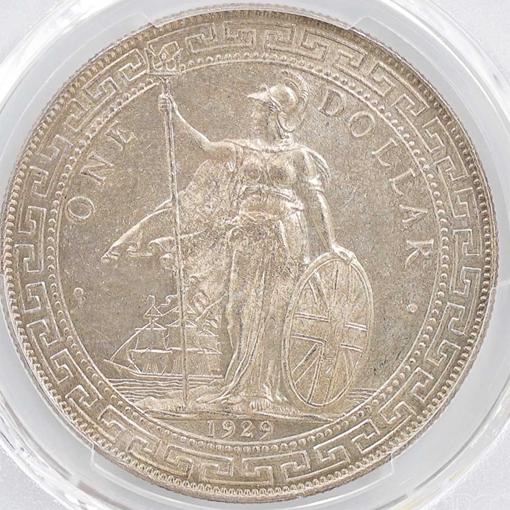 1929-B �ѹ�ʥ����ꥹ�� �ǰ׶� ��Ԥ ��� PCGS MS 64 ̤���ѡ�����̤������ �֥꥿�˥�