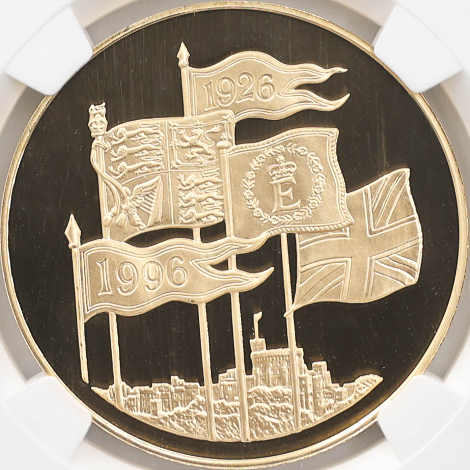 �������� 1996 �ѹ� ���ꥶ�٥�2�� ����70��ǯ��ǰ 5�ݥ�� ��� �ץ롼�� NGC PF 70 UC �ǹ���� ����̤������  �����ꥹ ��ߡڥݥ���ȡ������ݥ������оݳ���