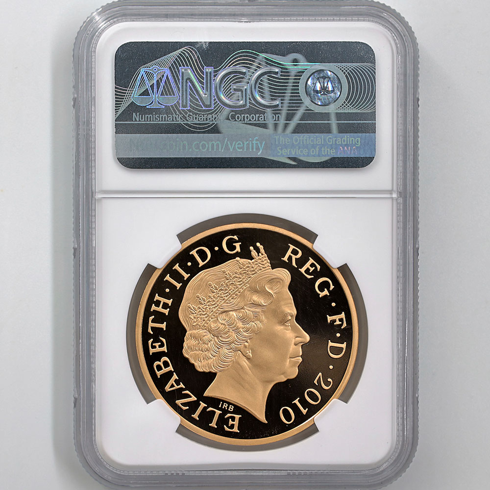 �������� 2010 �ѹ� ���ꥶ�٥�2�� ��������350��ǯ��ǰ 5�ݥ�� ��� �ץ롼�� NGC PF 70 UC �ǹ���� ����̤�����ʡڥݥ���ȡ������ݥ������оݳ���