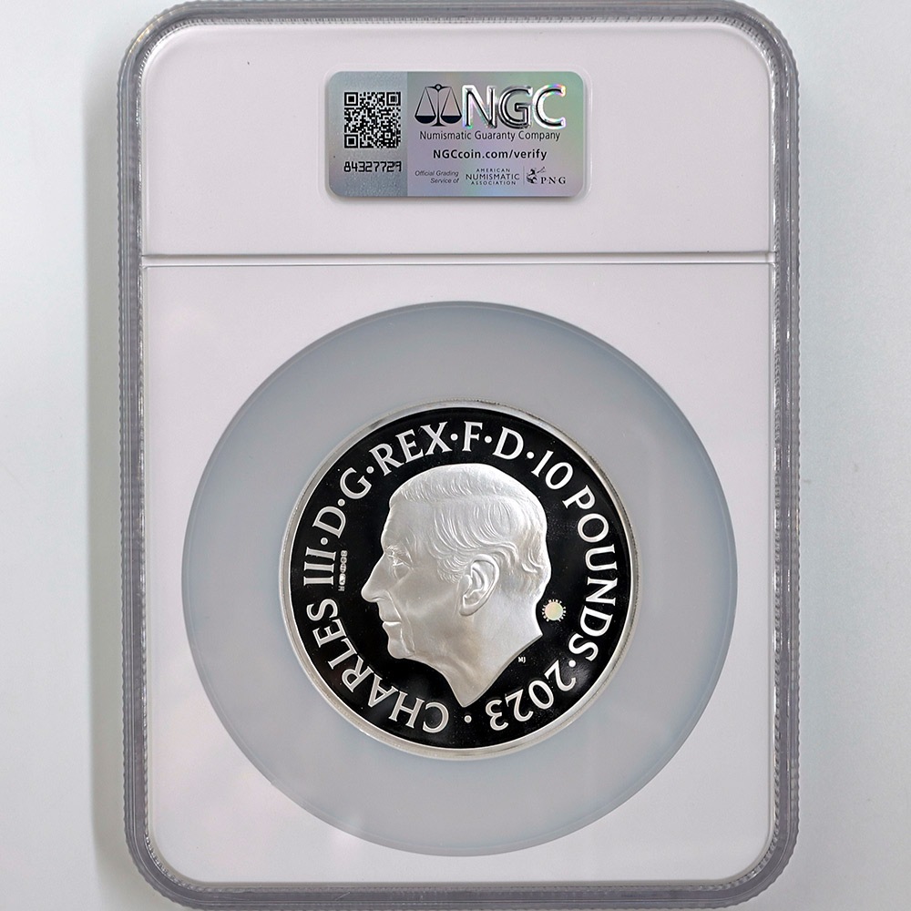 ����� 2023 �ѹ� �֥꥿�˥� 10�ݥ�� ��� 5���� �ץ롼�� NGC PF 69 UC �ǹ���� ����̤������ ��Ȣ�� �����ꥹ ��� ������1��Τ�