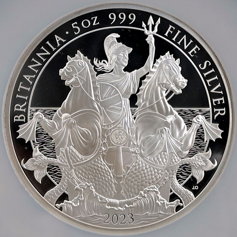 ����� 2023 �ѹ� �֥꥿�˥� 10�ݥ�� ��� 5���� �ץ롼�� NGC PF 69 UC �ǹ���� ����̤������ ��Ȣ�� �����ꥹ ��� ������1��Τ�