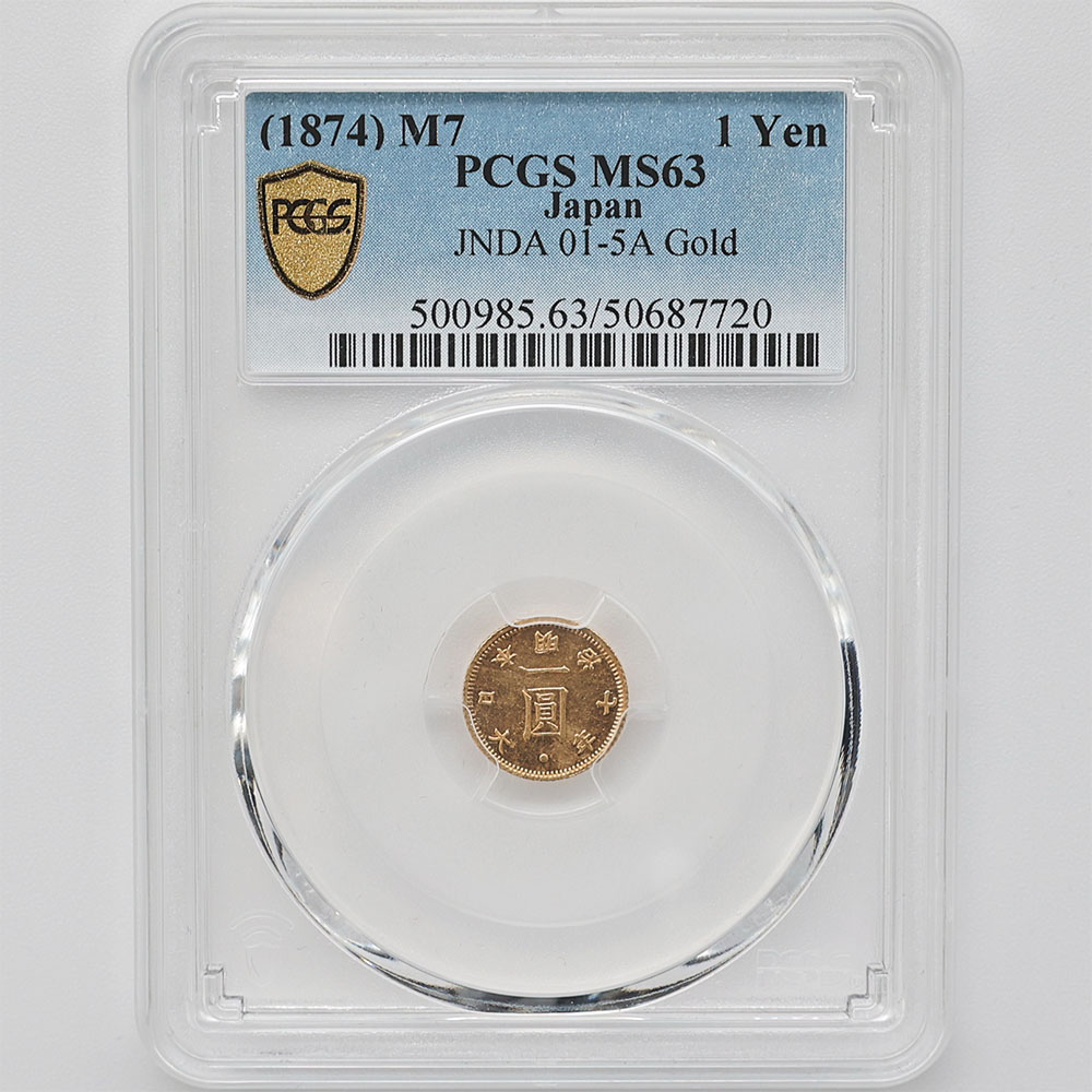 �������� 1874 ���� ����7ǯ 1�߶�� PCGS MS 63 ̤������ ��1�߶��(�̾�) ������ �ڥݥ���ȡ������ݥ������оݳ���