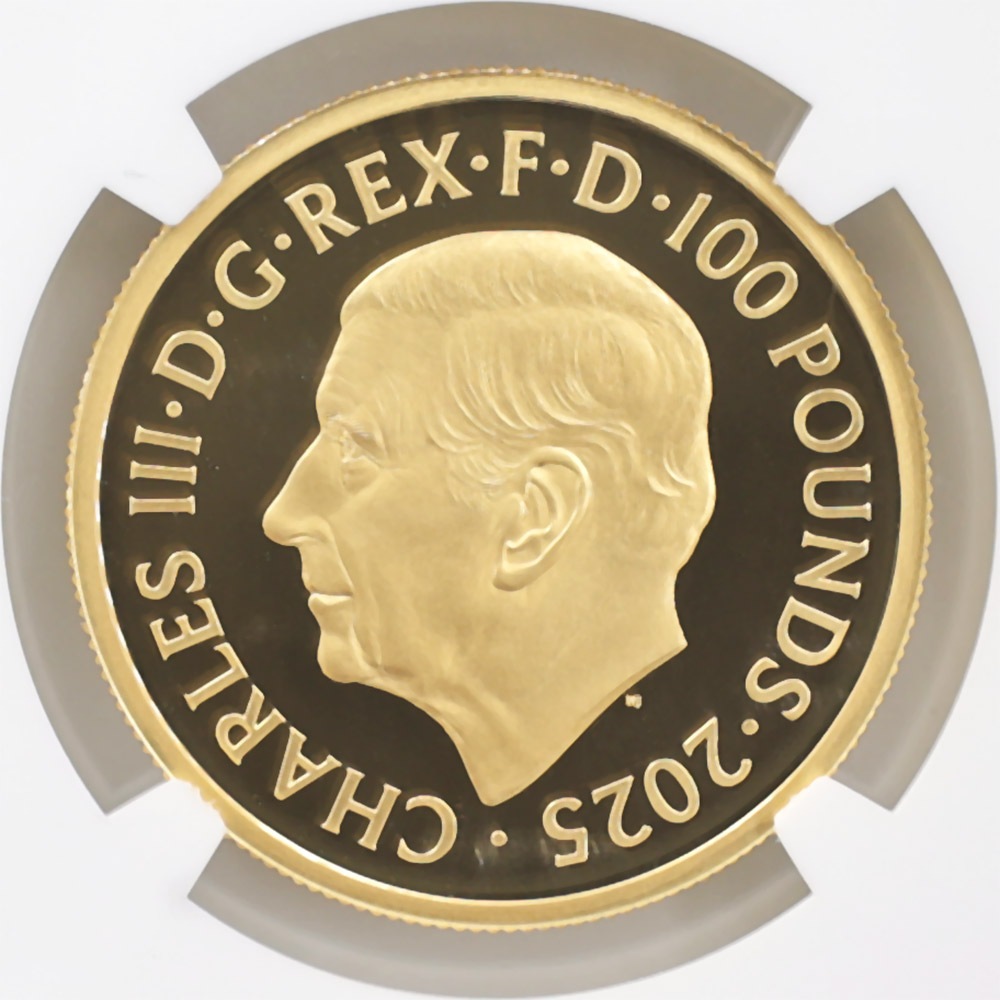 2025 �ѹ� �ƥ塼����ī����Ϥνå��쥯����� �������󥺥ѥ󥵡� 100�ݥ�� ��� 1���� �ץ롼�� NGC PF 70 UC FR ������ �ǹ���� ����̤������ ��Ȣ�� �����ꥹ ���