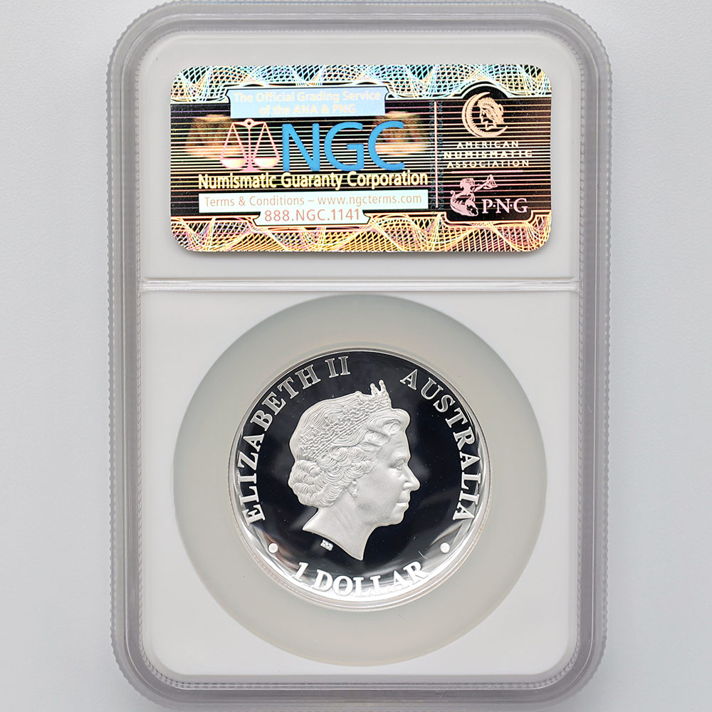 ������ 2016 �������ȥ�ꥢ �ϥ���꡼�� ���ʥ����̥亮 1��ɥ� ��� 1���� �ץ롼�� NGC PF 70 UC �ǹ���� ����̤������ �����å��ơ��륤������ ��Ȣ��