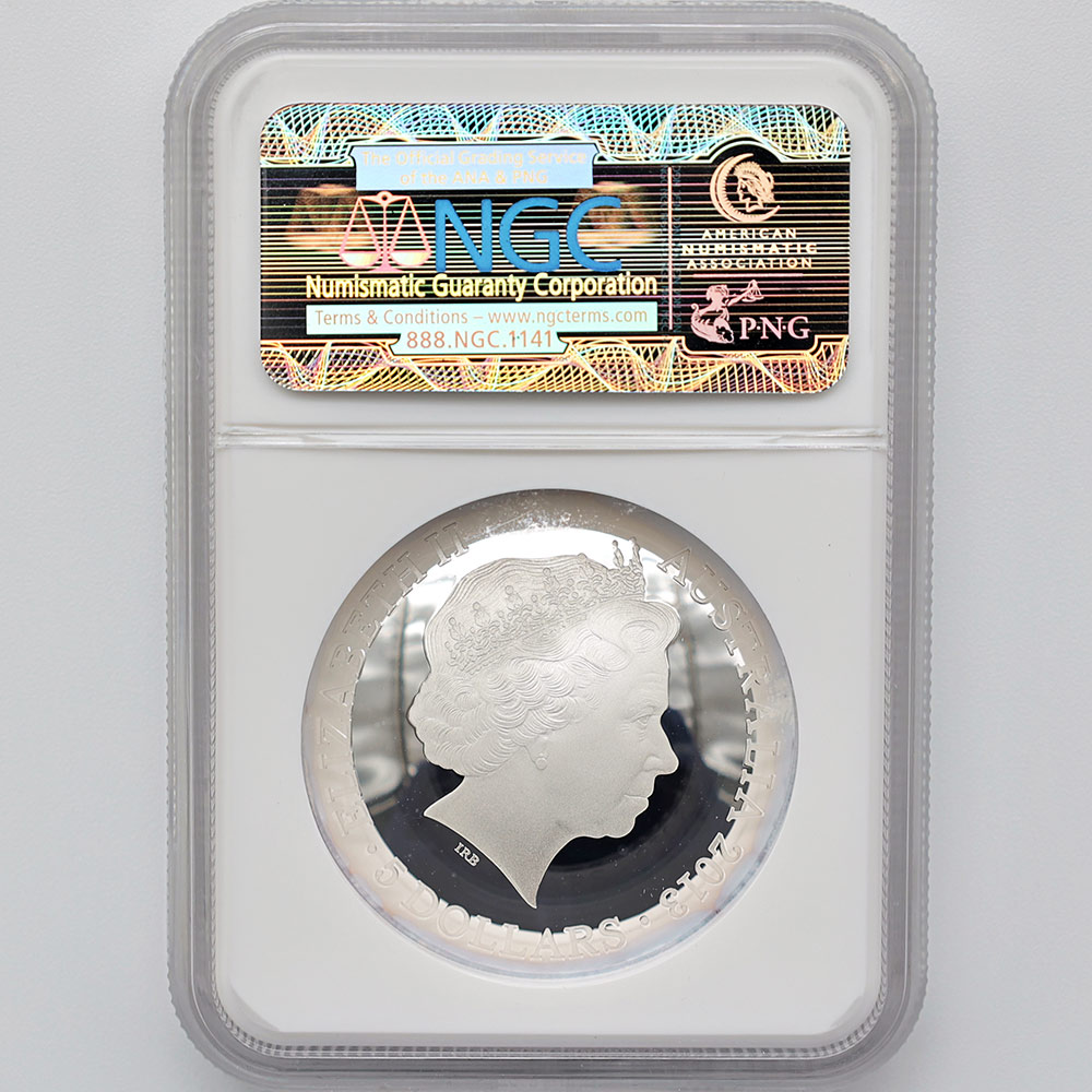 ������ 2013 �������ȥ�ꥢ ��ŷ��ŷ��� �����㤯�� �ɡ��෿ ��� 1���� �ץ롼��  NGC PF 70 UC �ǹ���� ����̤������