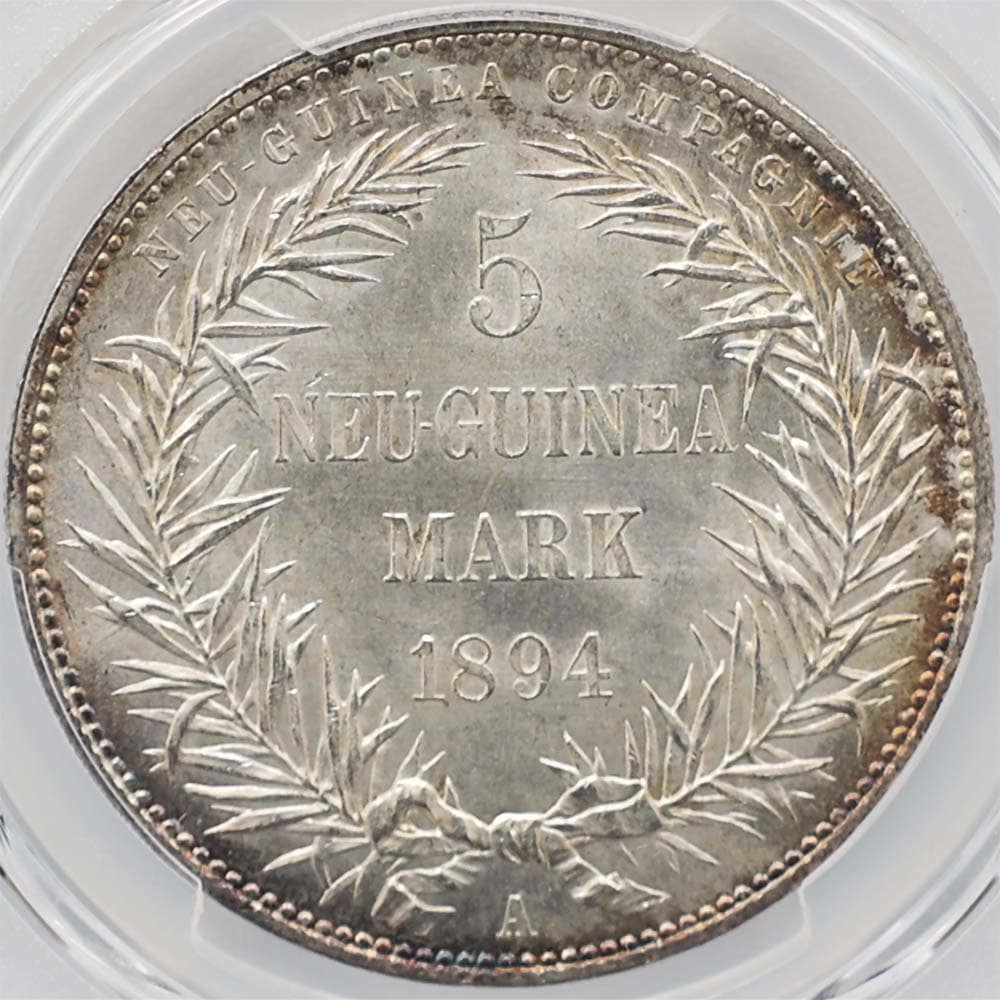 ��α�� 1894 �ɥ����Υ˥塼���˥� �˳�Ļ 5�ޥ륯 ��� PCGS MS 65 ̤���ѡ�����̤������