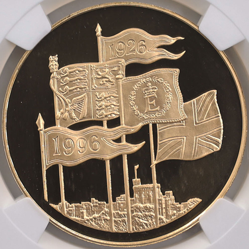 �������� 1996 �ѹ� ���ꥶ�٥�2�� ����70��ǯ��ǰ 5�ݥ�� ��� �ץ롼�� NGC PF 70 UC �ǹ���� ����̤������  �����ꥹ ��ߡڥݥ���ȡ������ݥ������оݳ���