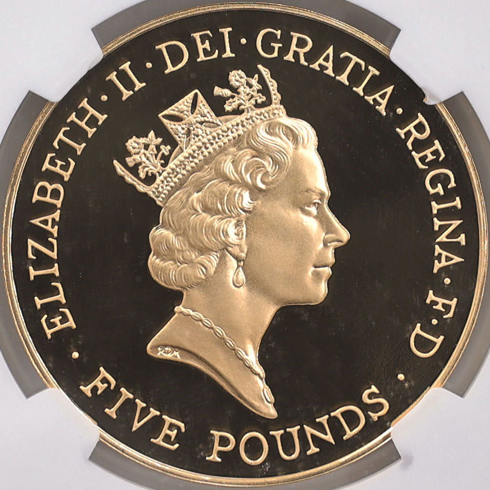 �������� 1996 �ѹ� ���ꥶ�٥�2�� ����70��ǯ��ǰ 5�ݥ�� ��� �ץ롼�� NGC PF 70 UC �ǹ���� ����̤������  �����ꥹ ��ߡڥݥ���ȡ������ݥ������оݳ���