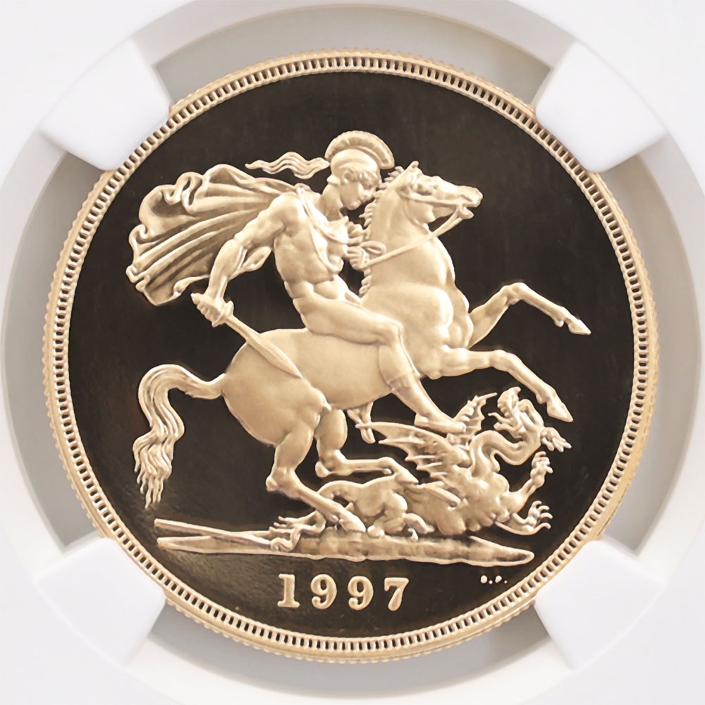 1997 �ѹ� ���ꥶ�٥�2�� ���֥�� 5�ݥ�ɡ�5���֥��˶�� �ץ롼�� NGC PF 69 UC ��ǹ���� ����̤������ �����硼��ε�༣ �����ꥹ ���