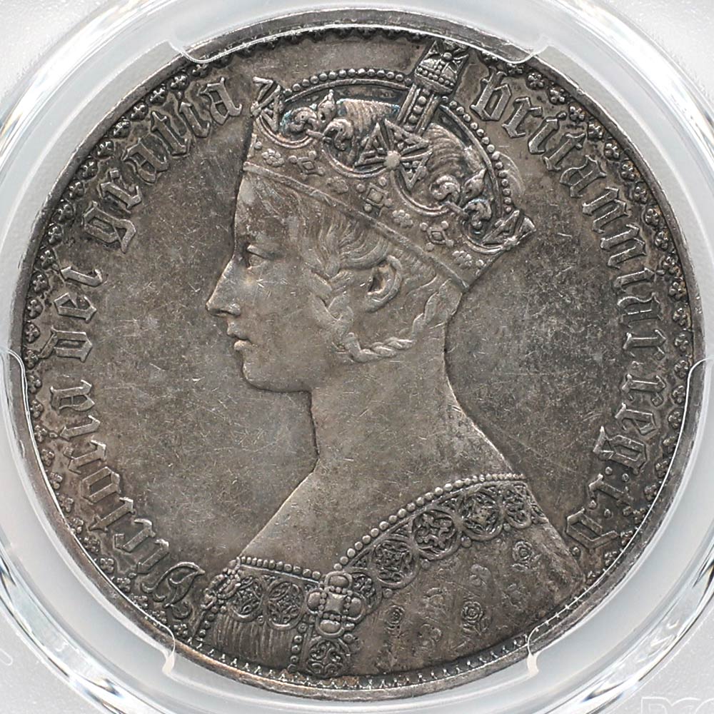 �������� 1847 �ѹ�ʥ����ꥹ�� �ӥ��ȥꥢ���� �����å����饦�� 1���饦�� ��� �ץ롼�� PCGS PR 55 UNDECIMO EDGE �����ʡڥݥ���ȡ������ݥ������оݳ���