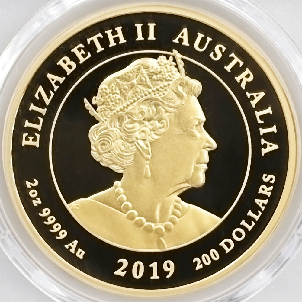 2019 �������ȥ�ꥢ �������ȥꥢ��������200��ǯ��ǰ 200��ɥ� ��� 2���� �ץ롼�� PCGS PR 70 DCAM FS ������ �ǹ���� ����̤������
