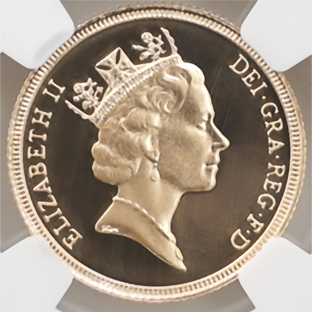 1985 �ѹ� ���ꥶ�٥�2�� ���֥�� 1�ݥ�� ��� �ץ롼�� NGC PF 70 UC �ǹ���� ����̤������ �����硼��ε�༣