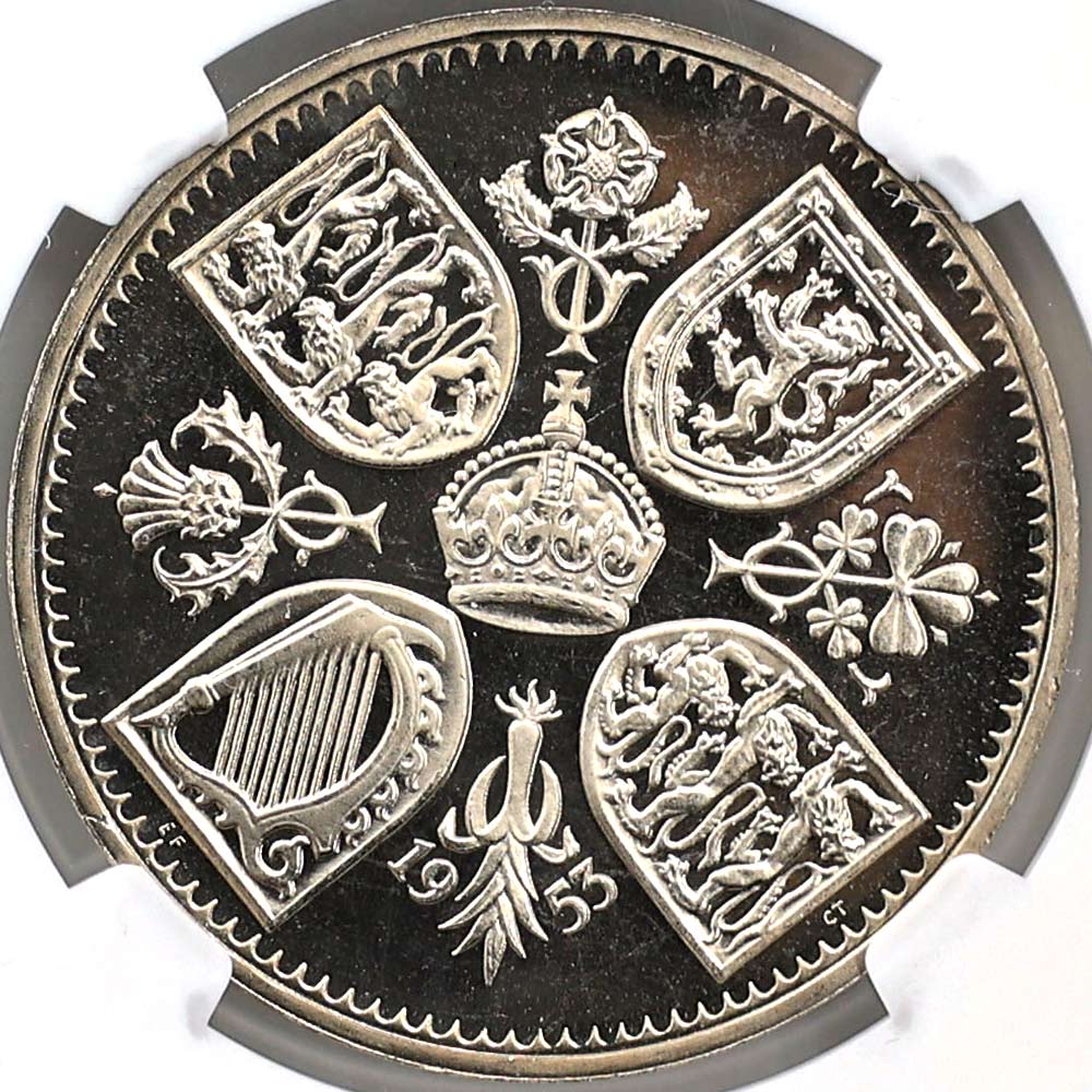 1953 �ѹ� �״��� 1���饦�� ��Ƽ�� �ץ롼�� NGC PF 67 CAMEO ����̤������