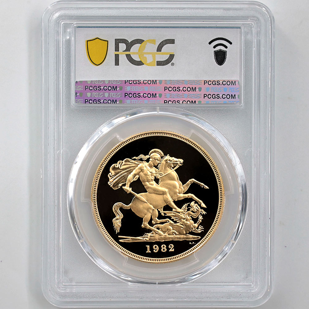 1982 ѹ ꥶ٥2 ֥ 5ݥɡ5֥  ץ롼 PCGS PR 69 DCAM ǹ ̤ 硼ε༣ ꥹ 