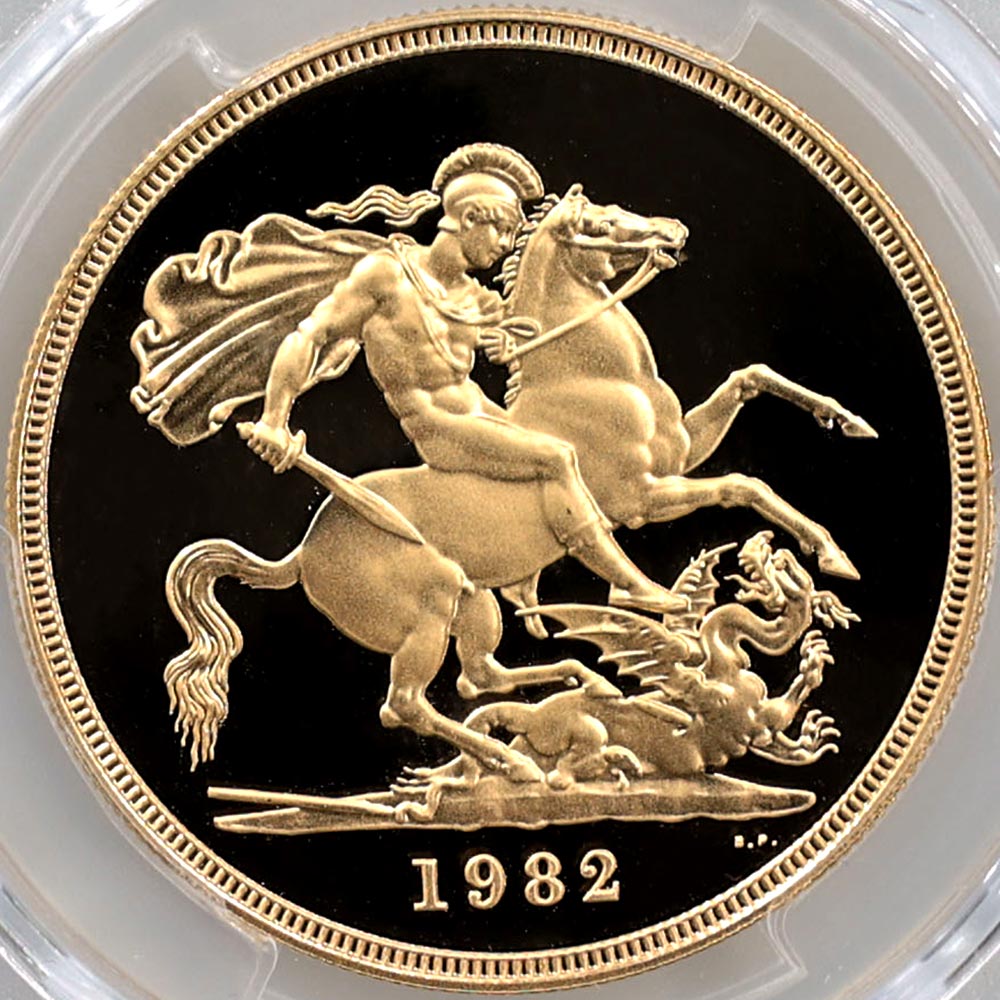1982 ѹ ꥶ٥2 ֥ 5ݥɡ5֥  ץ롼 PCGS PR 69 DCAM ǹ ̤ 硼ε༣ ꥹ 