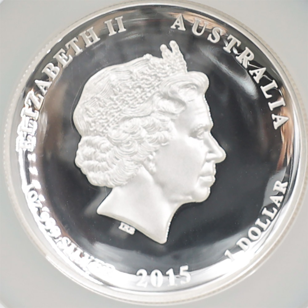 2015 ȥꥢ ϥ졼 ̤ǯӿ 1ɥ  1 ץ롼 NGC PF 70 UC ER  ǹ ̤