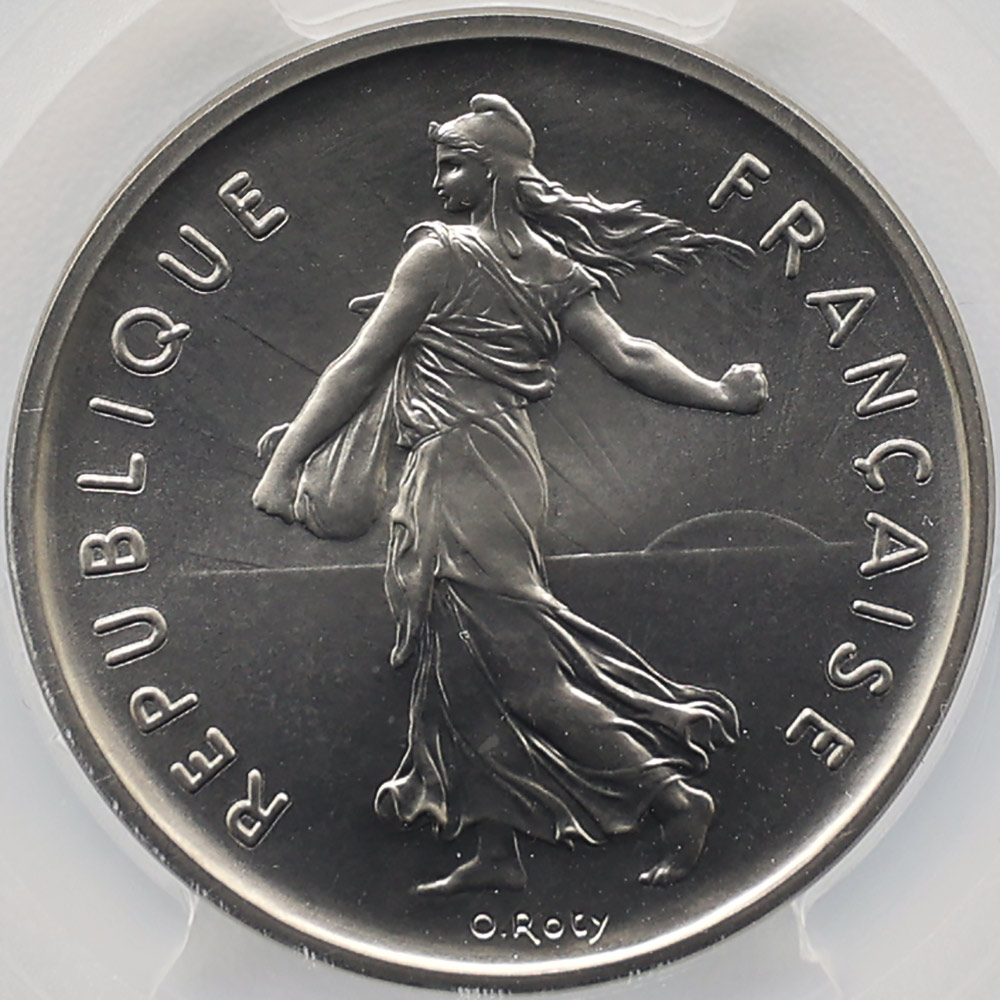 1971 �ե�� ��򼬤����� 5�ե�� �ԥ��ե��� ��Ƽ�� PCGS SP 69 ��ǹ���� ����̤������