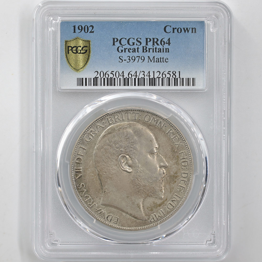 1902 �ѹ� ���ɥ��7�� 1���饦�� ��� �ץ롼�� �ޥå� PCGS PR 64 MATTE ̤���ѡ�����̤������ �����ꥹ ���