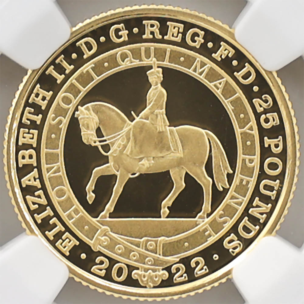 �������� 2022 �ѹ� ���ꥶ�٥�2��¨��70��ǯ��ǰ �ץ���ʡ�����ӥ꡼ 25�ݥ�� ��� 1/4���� �ץ롼�� NGC PF 70 UC �ǹ���� ����̤������ ��Ȣ�� �ڥݥ���ȡ������ݥ������оݳ���