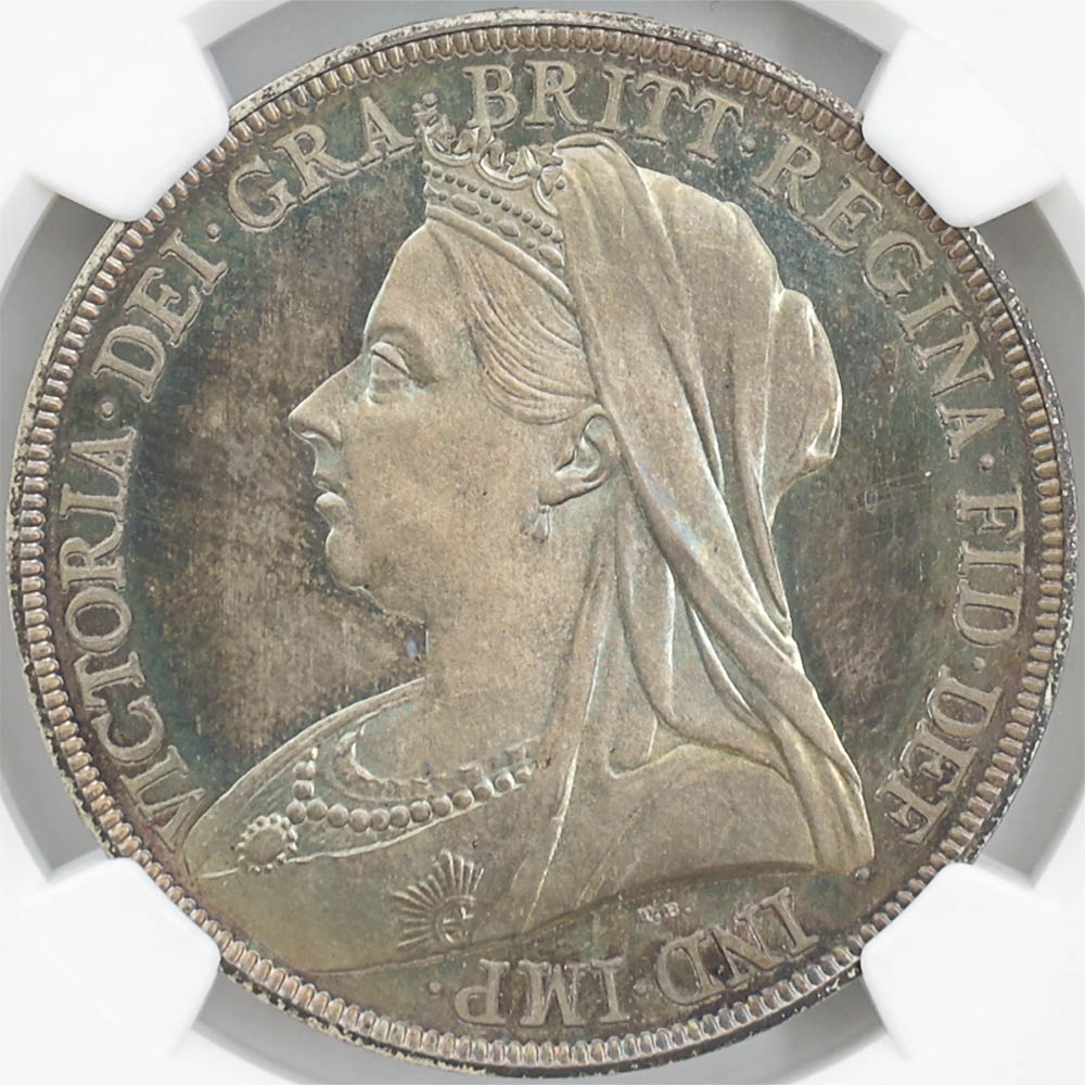 1893 �ѹ� �������ȥꥢ 1���饦�� ��� �ץ롼�� NGC PF 65 ����̤������