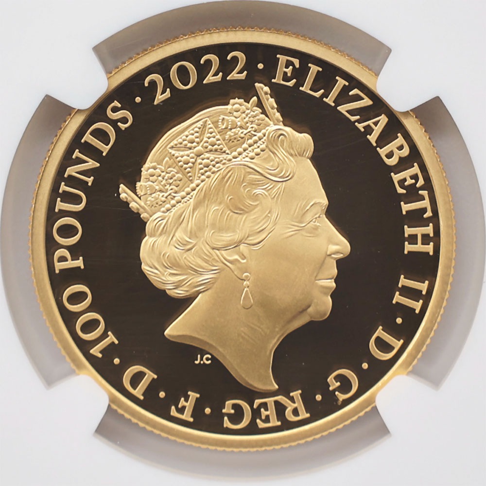 2022 �ѹ� ���ꥶ�٥�2�� �ԻԷʴ� ����ɥ� 100�ݥ�� ��� 1���� �ץ롼�� NGC PF 70 UC FDOI ������ �ʽ�������� �ǹ���� ����̤������ �����ꥹ ���