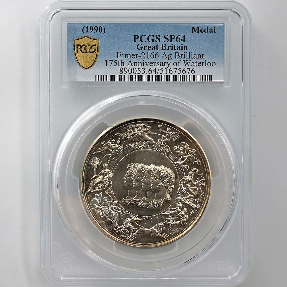 �������� 1990 �ѹ� ��ƥ�������襤 175��ǯ��ǰ ������ PCGS SP 64 ��ǹ���� ̤���ѡ�����̤������ ��Ȣ�աڥݥ���ȡ������ݥ������оݳ���