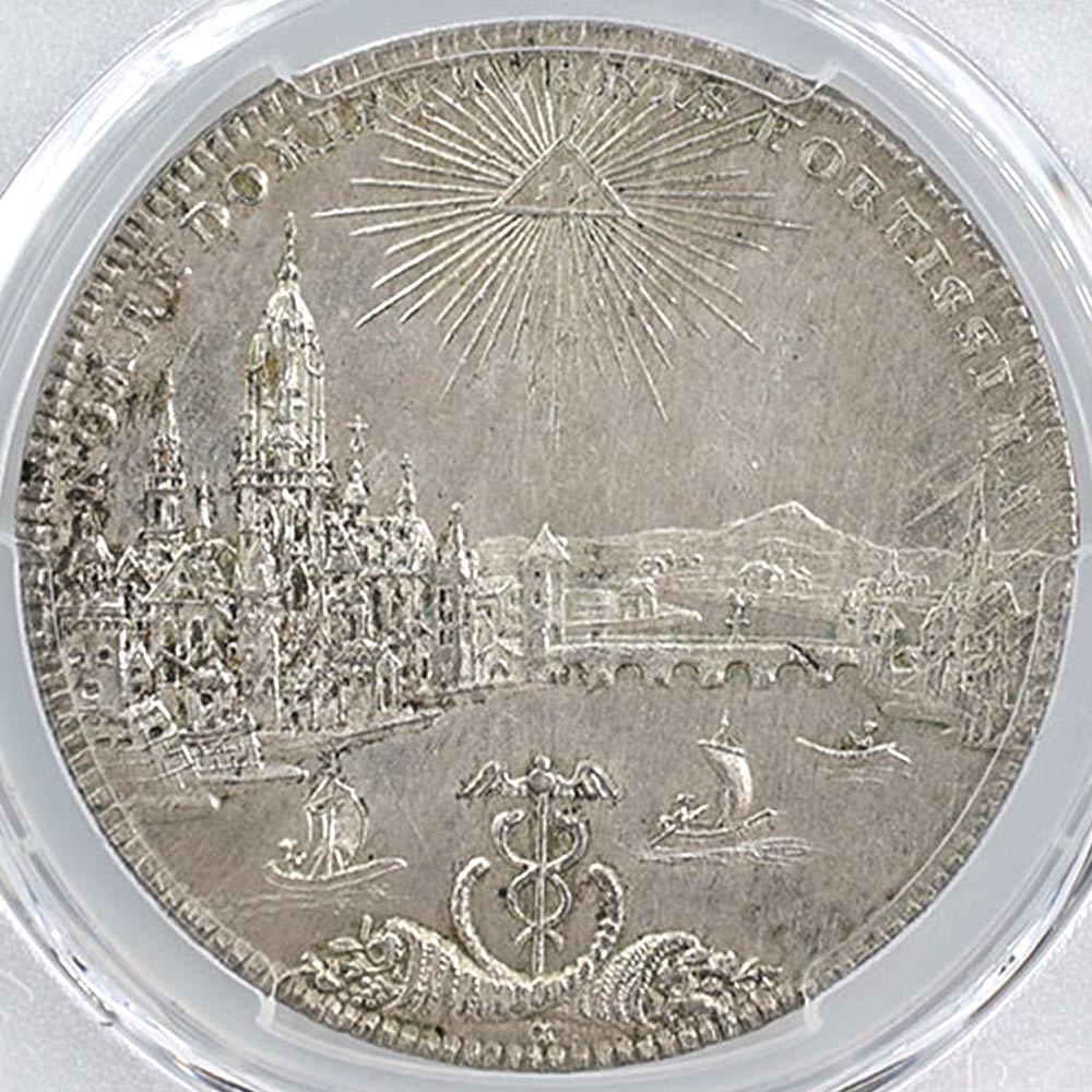 1772 �ɥ��� �ե�󥯥ե�� �ԻԷʴ� 1�����顼 ��� PCGS MS 63 ̤������