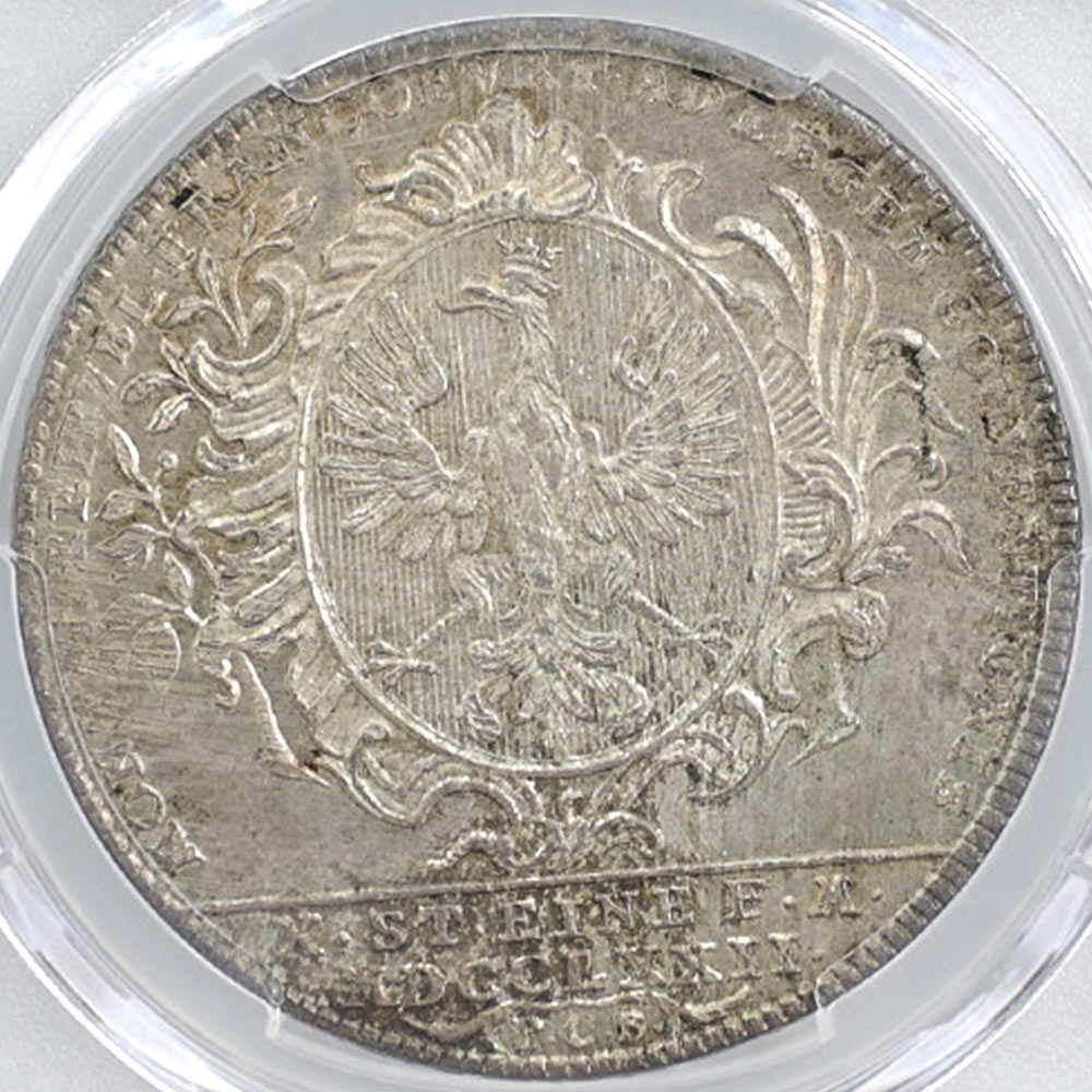 1772 �ɥ��� �ե�󥯥ե�� �ԻԷʴ� 1�����顼 ��� PCGS MS 63 ̤������