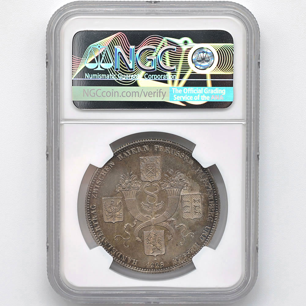 1829 �ɥ��� �Х������ �롼�ȥ�����1�� 1�����顼 ��� NGC MS 66 �ǹ���� ����̤������