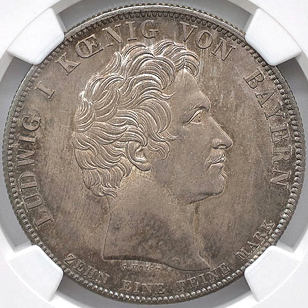 1829 �ɥ��� �Х������ �롼�ȥ�����1�� 1�����顼 ��� NGC MS 66 �ǹ���� ����̤������