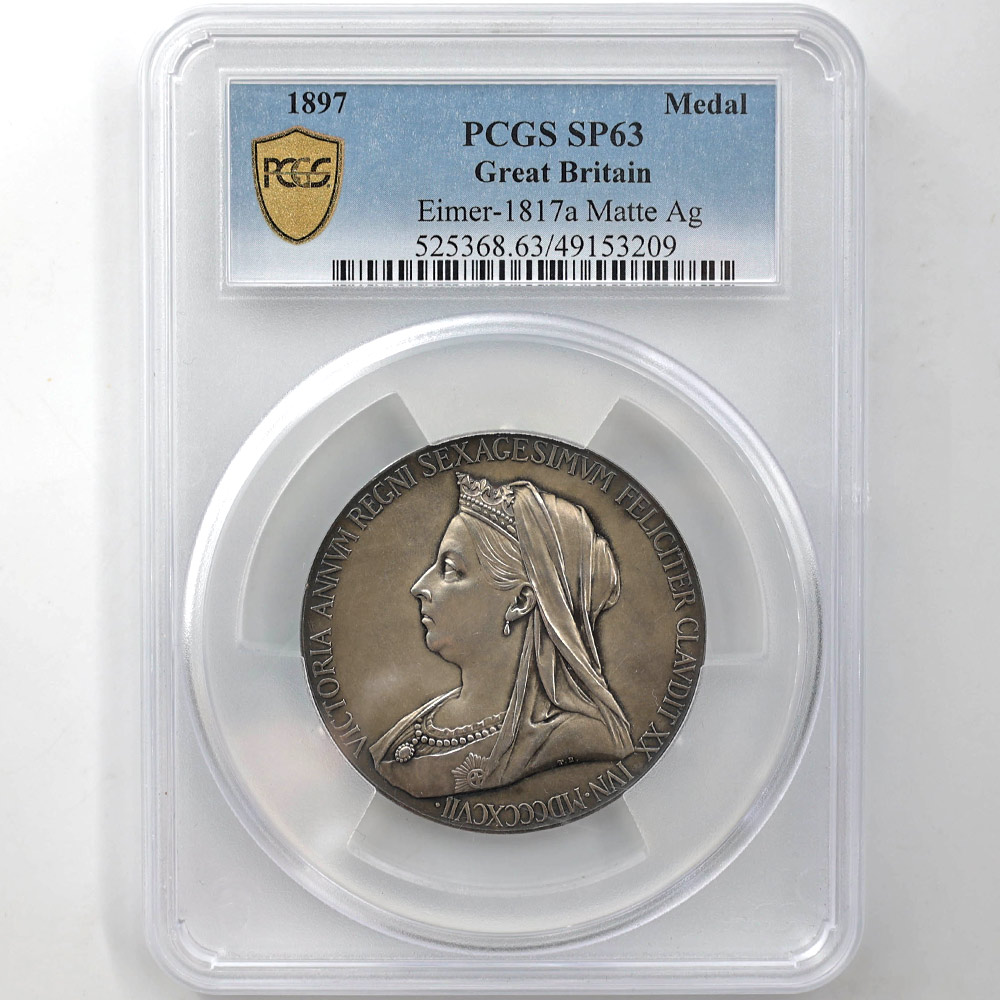 �������� 1897 �ѹ� �������ȥꥢ¨��60��ǯ��ǰ ��������ɡ�����ӥ꡼ ������ PCGS SP 63 ̤������ �ڥݥ���ȡ������ݥ������оݳ���