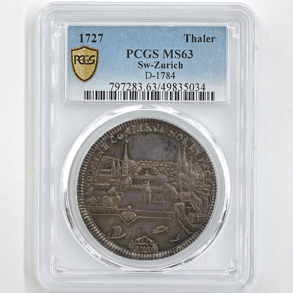 1727 ������ ���塼��å� �ԻԷʴ� 1�����顼 ��� PCGS MS 63 �ǹ���� ̤������