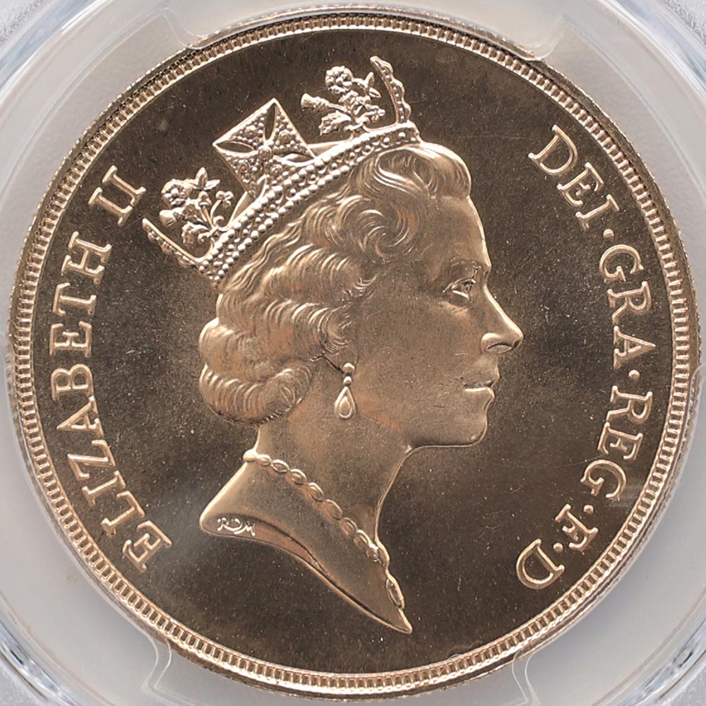 1985 �ѹ� ���ꥶ�٥�2�� ���֥�� 5�ݥ�ɡ�5���֥��˶�� PCGS MS 70 �ǹ���� ����̤������ �����硼��ε�༣ �����ꥹ ���