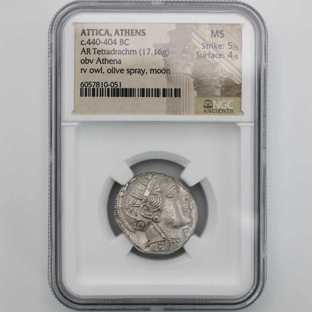 �������� c.440-404ǯBC ATTICA ���ƥ� AR�ƥȥ�ɥ饯�� ���女���� NGC MS 5/5-4/5