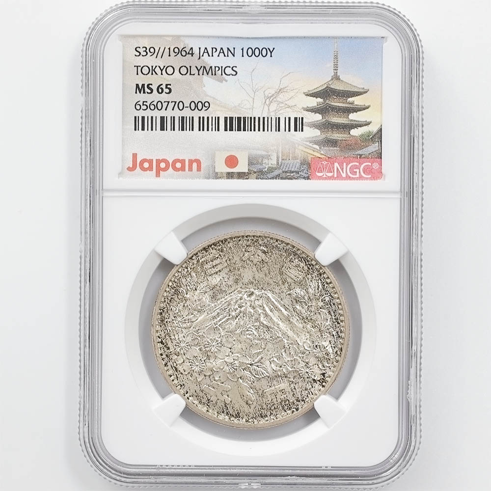 1964 ���� ��������ԥå��������ǰ ��߶�� NGC MS65 ̤���ѡ�����̤������ 1000�� ��ʾ �Ų� ��ǰ������ ����39ǯ